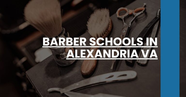 Barber Schools in Alexandria VA Feature Image