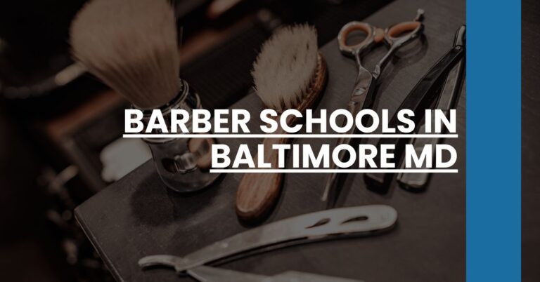 Barber Schools in Baltimore MD Feature Image