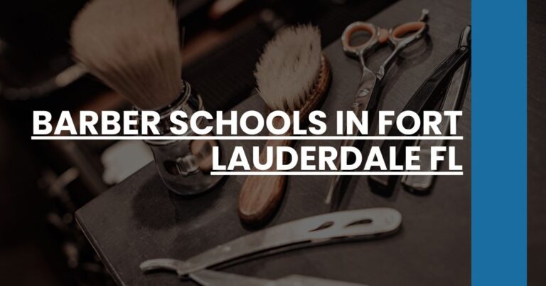 Barber Schools in Fort Lauderdale FL Feature Image