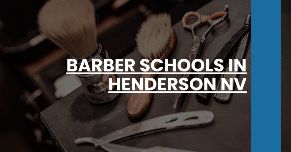 Barber Schools in Henderson NV Feature Image