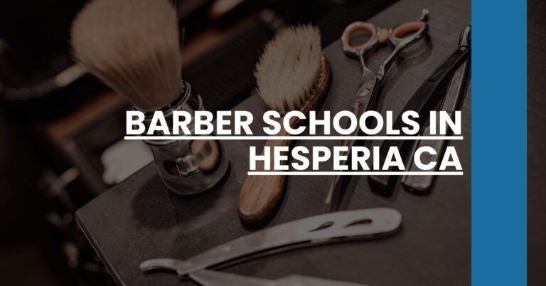 Barber Schools in Hesperia CA Feature Image