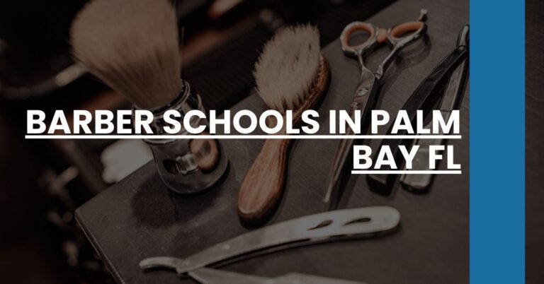 Barber Schools in Palm Bay FL Feature Image