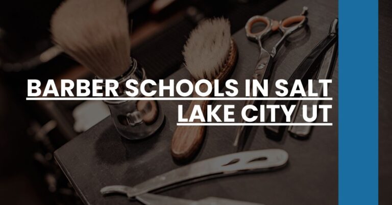 Barber Schools in Salt Lake City UT Feature Image