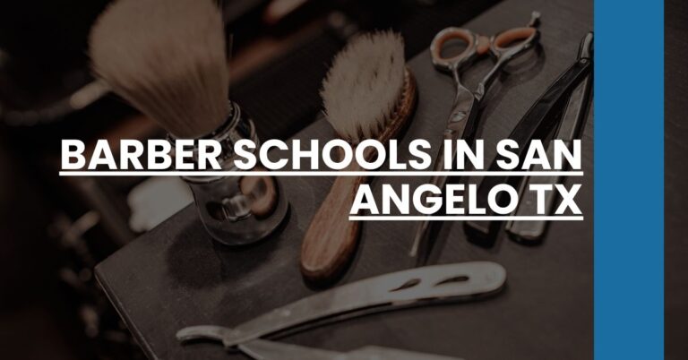 Barber Schools in San Angelo TX Feature Image