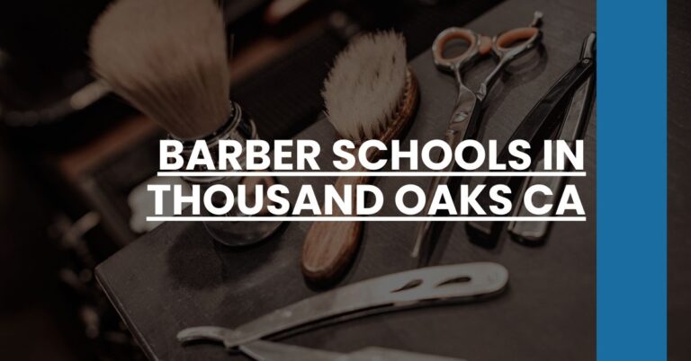 Barber Schools in Thousand Oaks CA Feature Image