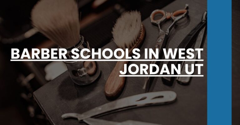 Barber Schools in West Jordan UT Feature Image