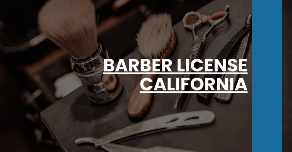 Barber License California Feature Image