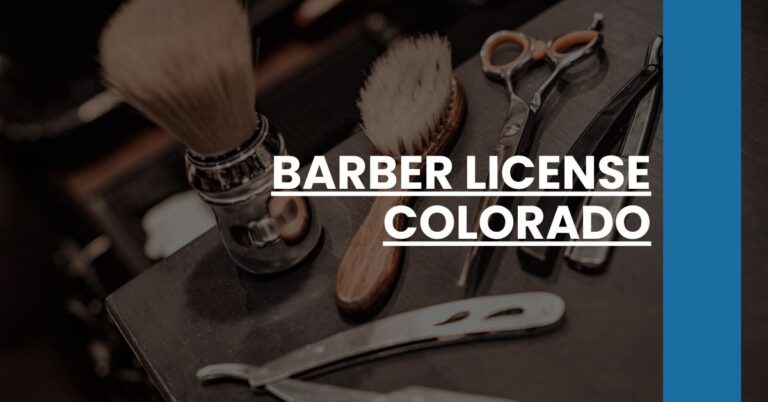 Barber License Colorado Feature Image