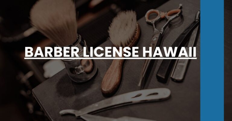 Barber License Hawaii Feature Image