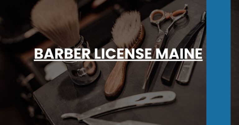 Barber License Maine Feature Image