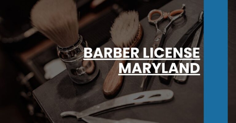 Barber License Maryland Feature Image