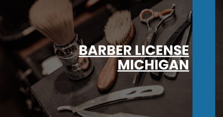 Barber License Michigan Feature Image