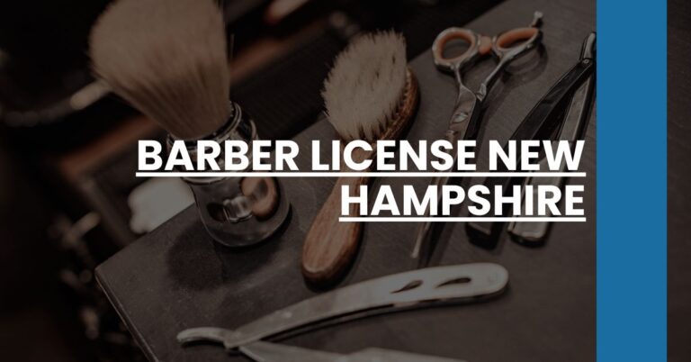 Barber License New Hampshire Feature Image