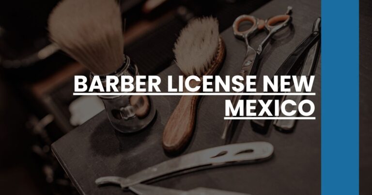 Barber License New Mexico Feature Image