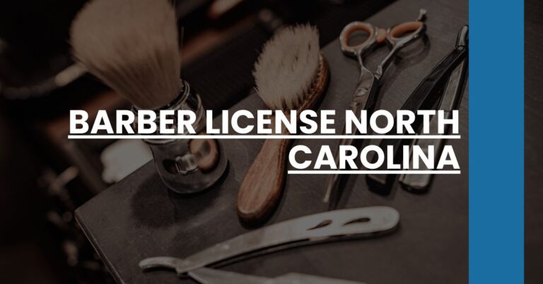 Barber License North Carolina Feature Image