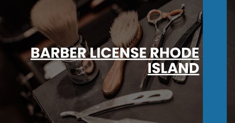 Barber License Rhode Island Feature Image