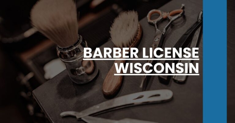 Barber License Wisconsin Feature Image